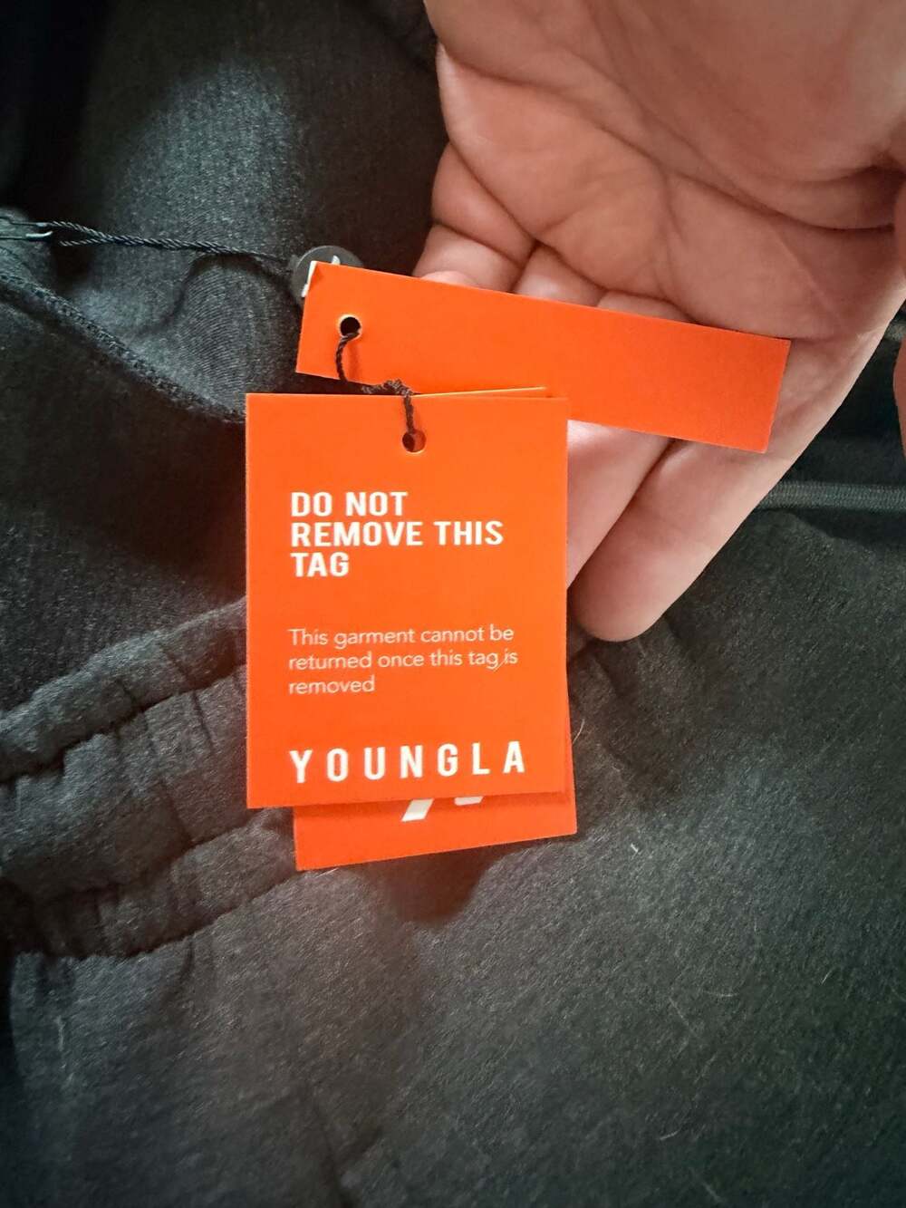 YoungLA 2047 Scuba Cargo Sweats Charcoal Grey Size XL - Picture 8 of 10